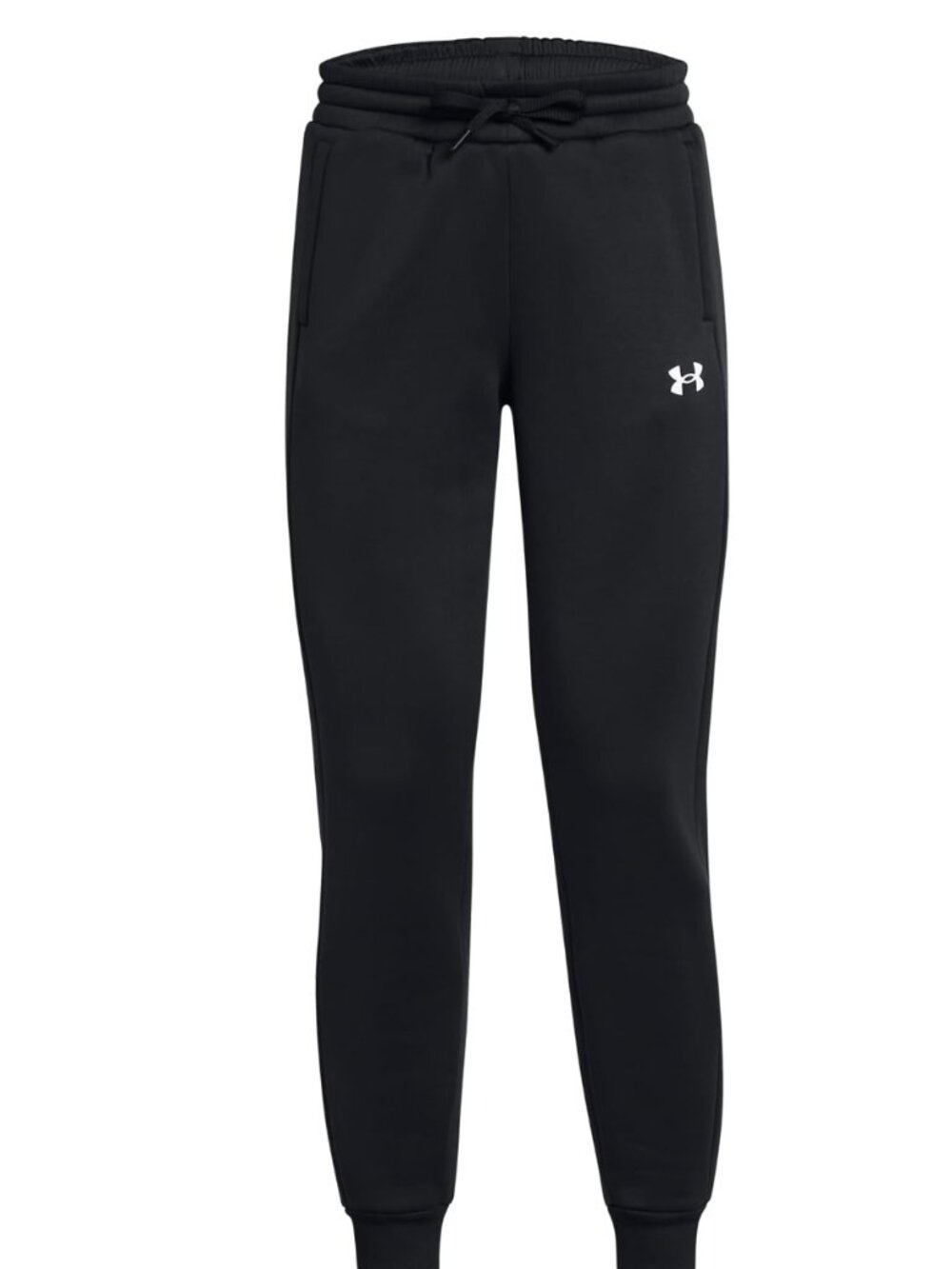 Under Armour Women's Armour Fleece Joggers, (001) Black / / White
